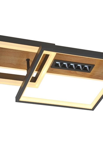 L002-2 Siyah Kahve LED Avize modelleri