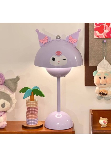 Sanrio Kuromi Figürlü Şarjlı Dokunmatik Masa/gece Lambası (32CM*16CM) AD85126