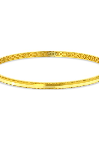 Altın Tasarım Bilezik - 14K fırsatları