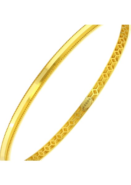 Altın Tasarım Bilezik - 14K indirimleri