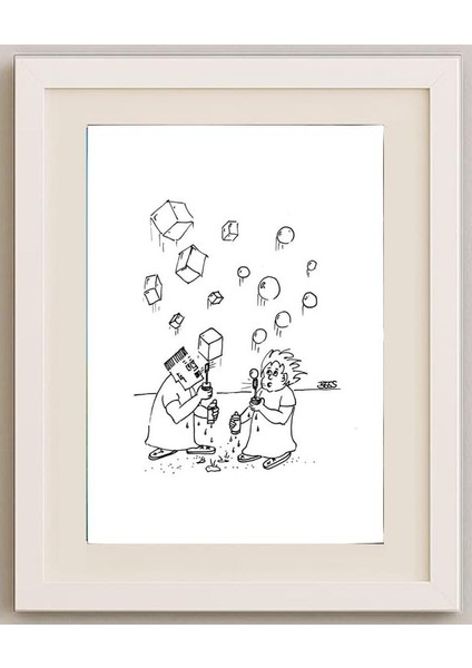 Winfried Besslich 29X21CM Orijinal Karikatür Tablo fırsatları