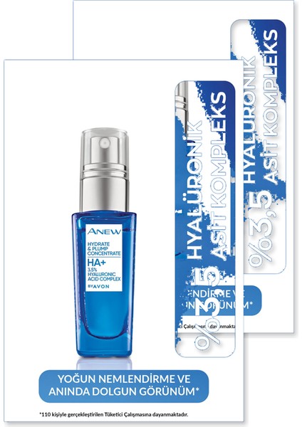 Anew Nemlendirici ve Dolgun Görünüm Veren Serum - 30ML Ikili Set