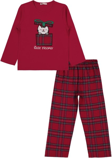 Little Sleeper Nakışlı 6-9 Yaş Pijama Takımı
