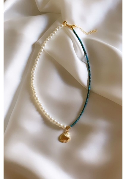 Deniz Kabuğu Figürlü Inci Kolye fiyatları