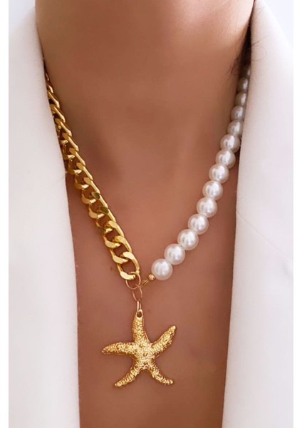 Deniz Yıldızı Inci Kolye