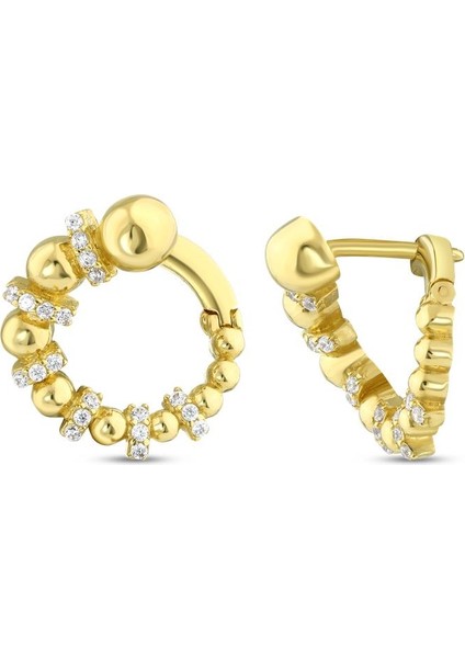 Tasarım Altın Küpe - 14K