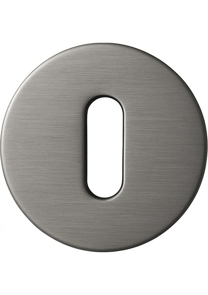 RO12 Kapı Kolu Rozeti Oda Fırçalı Füme Renk 52X52X9 mm