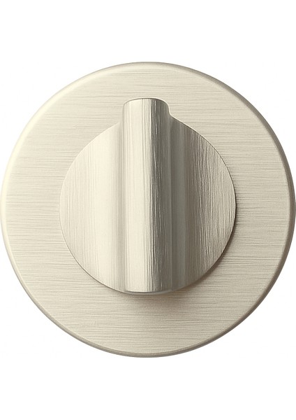 RO12 Kapı Kolu Rozeti Wc Fırçalı Saten 52X52X9 mm