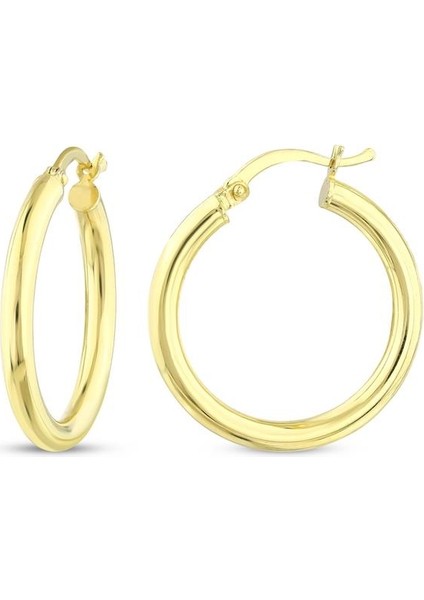 Altın Halka Küpe - 14K