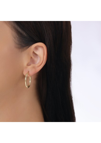 Altın Halka Küpe - 14K modelleri