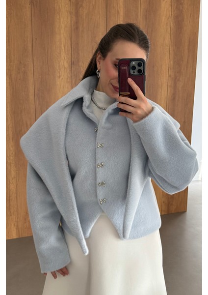 Belden Oturtmalı Atkılı Fox Kaban Soft Mavi modelleri