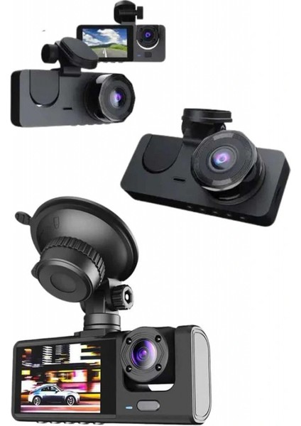 Carplay Fotoğraf ve Video Kaydedici Araç Içi Kamera Ekranlı