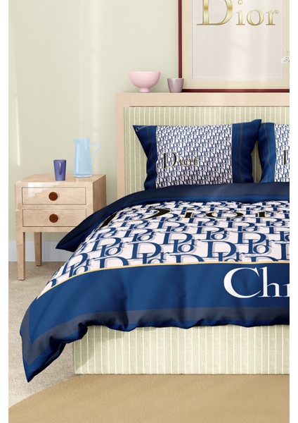 Nevresim Takımı Çift Kişilik Pamuklu Saten Kumaş 6 Parça 3D Dijital Baskı Duvet Cover Set Model No: fiyatları