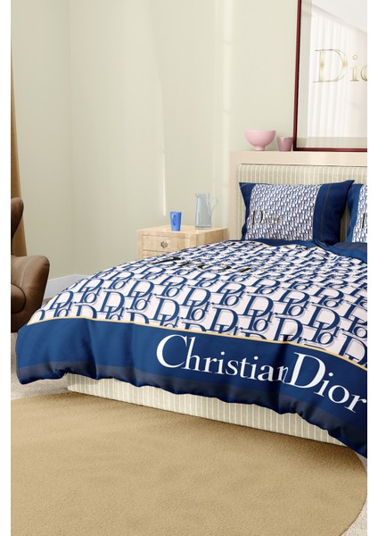 Nevresim Takımı Çift Kişilik Pamuklu Saten Kumaş 6 Parça 3D Dijital Baskı Duvet Cover Set Model No: modelleri