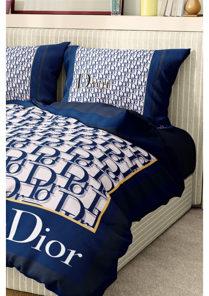 Nevresim Takımı Çift Kişilik Pamuklu Saten Kumaş 6 Parça 3D Dijital Baskı Duvet Cover Set Model No: fırsatları