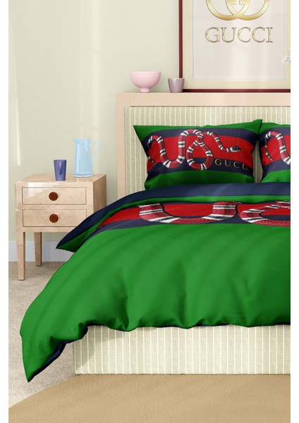 Nevresim Takımı Çift Kişilik Pamuklu Saten Kumaş 6 Parça 3D Dijital Baskı Duvet Cover Set Model No: modelleri