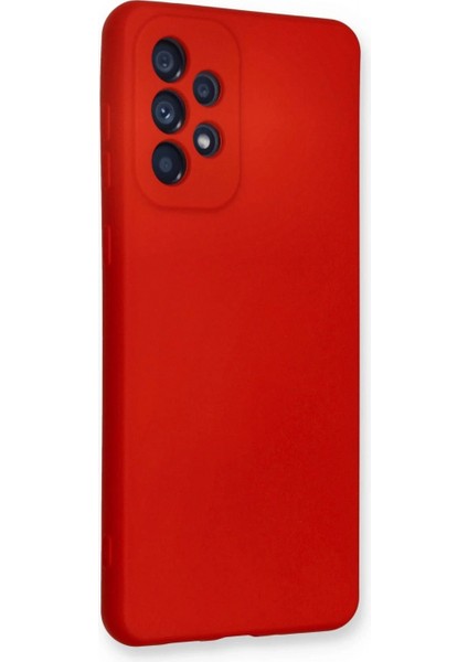 Samsung Galaxy A73 5g Kılıf Nano Içi Kadife Silikon - Kırmızı (K95) fiyatları