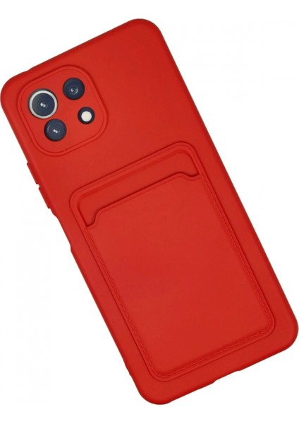 Xiaomi Mi 11 Kılıf Kelvin Kartvizitli Silikon - Kırmızı (K95) fiyatları