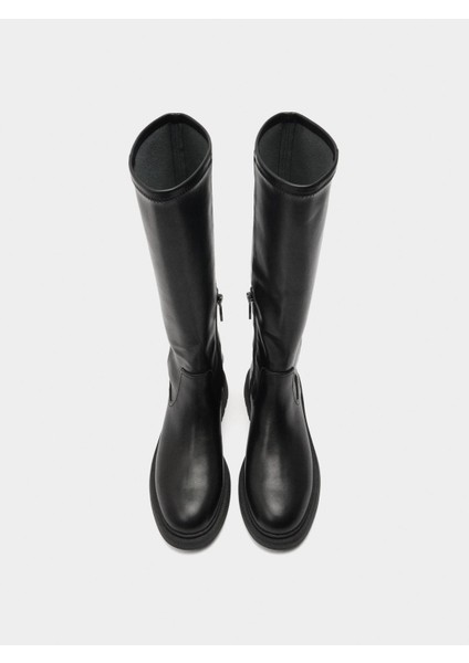 Kısa Topuklu Uzun Çizme