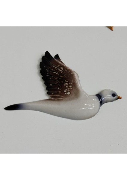 Dekoratif Kahverengi Renk Üç Martı Seramik Duvar Süsü modelleri