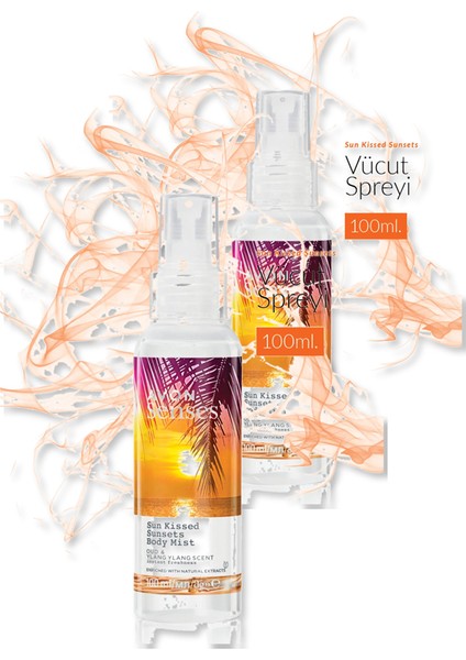 Senses Sun Kissed Sunsets Vücut Spreyi - 100ML Ikili Set