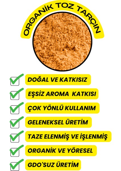 Toz Tarçın - (Taze Öğütülmüş, Katkısız ) 100GR fırsatları