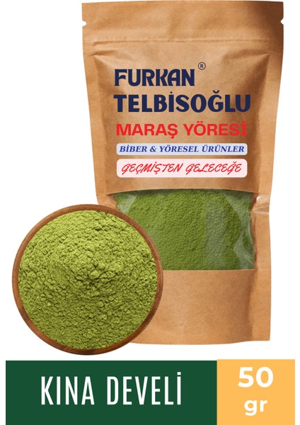 Doğal Toz Kına Develi ( Organik, Yeni Mahsül) 50GR