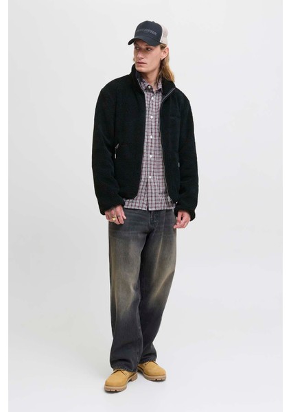 Jornorrebro Teddy Jacket Sn Siyah Erkek Ceket 12282890 fırsatları