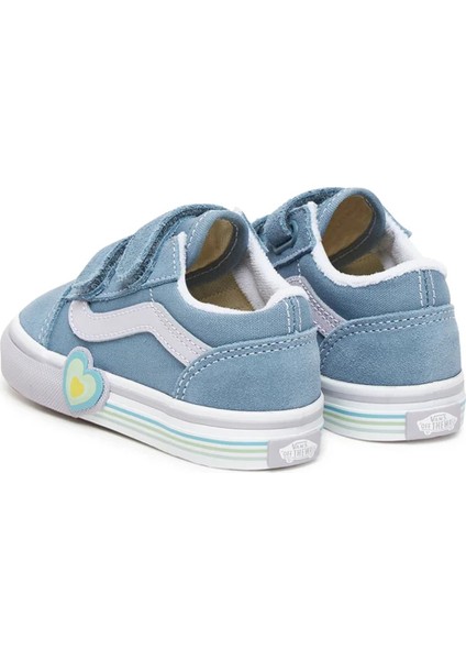 Mavi Bebek Yürüyüş Ayakkabısı VN000D4SCFL1-OLD Skool V Heart indirimleri