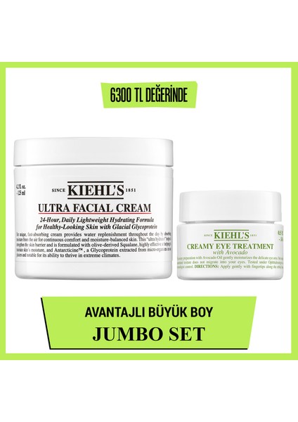 Ultra Nemlendirici ve Avokado Göz Kremi Nem İkilisi Seti