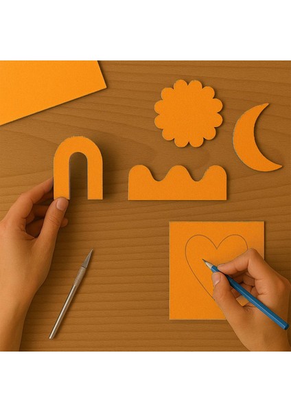 Renkli Mukavva 35X50 Turuncu 36'lı fiyatları