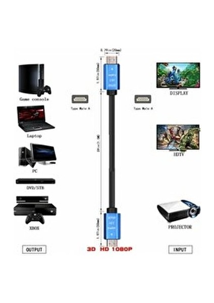 Ultra Hdtv 4K Yüksek Hızlı HDMI Kablo 4K 60Hz, 2160P, Hdr 2.0V 18GBS HDMI Kablo fiyatları