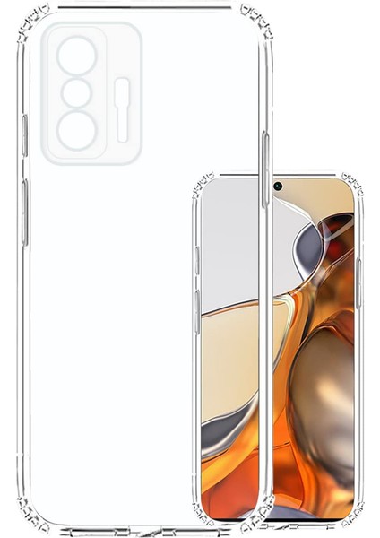 Xiaomi 11T ile Uyumlu Kapak Kamera Korumalı Şarj Yeri Tıpalı Şeffaf Silikon Kılıf fiyatları