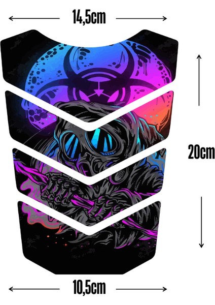 RENKLİ BASKILI UNİVERSAL TANK PAD (R-U-7) modelleri