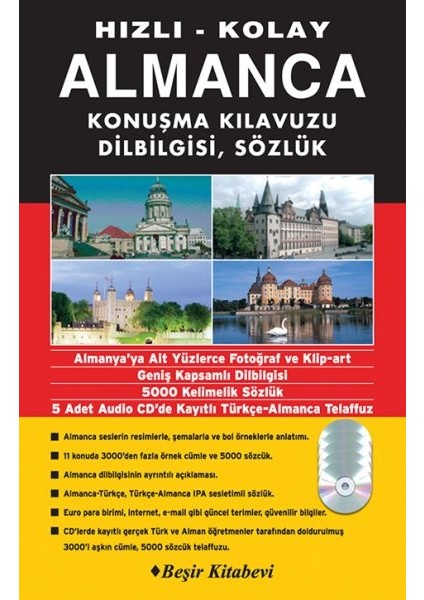 Hızlı Kolay Almanca Konuşma Kılavuzun Dilbilgisi Sözlük Karekod'lu