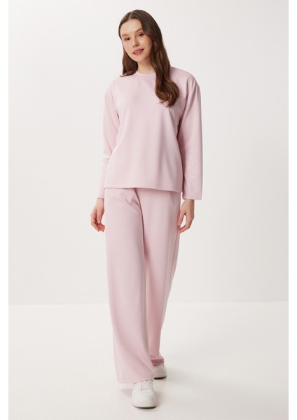 Basic Yumuşak Modal Alt-Üst Takım LXA0009 Pembe