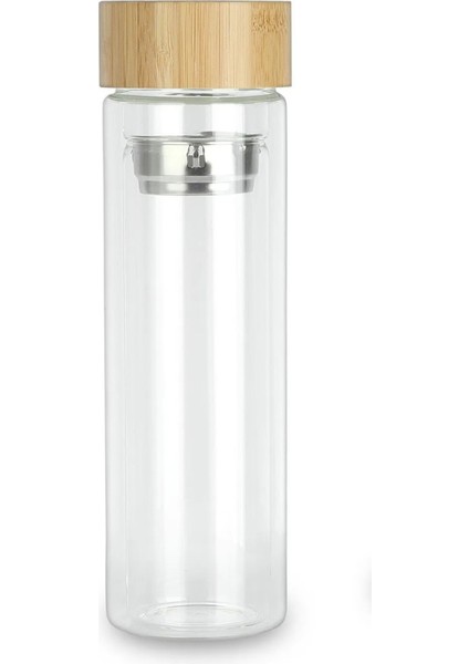 Çift Cidarlı Cam Su Matarası 400 ml fiyatları