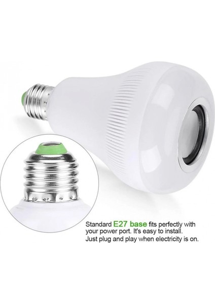 Kumandalı Bluetooth Hoparlör Ampul Ld-37 (K95) indirimleri