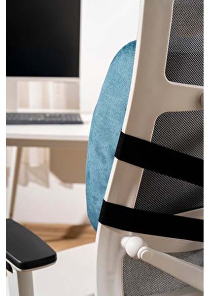 Visco Ortopedik Oturma ve Bel Destek Minderi Seti, Sırt Yastığı ve Koksiks Minderi fırsatları