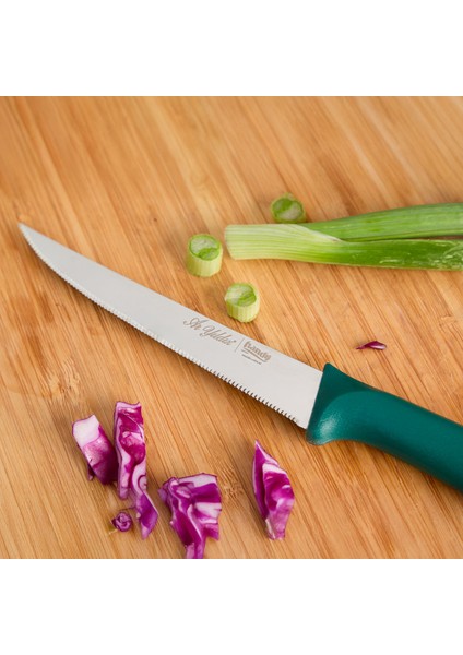 Primo Lazer Sebze Bıçağı Yeşil 11 cm fiyatları