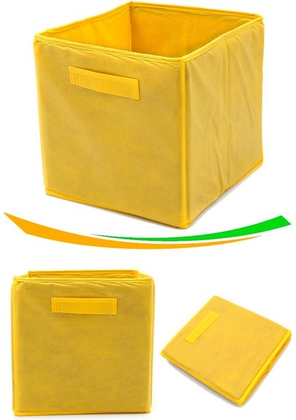 12 Bölmeli Pratik Çekmece Düzenleyici + Çok Amaçlı Dolap Içi Düzenleyici Kutu - Sarı 4H2Y8 fiyatları