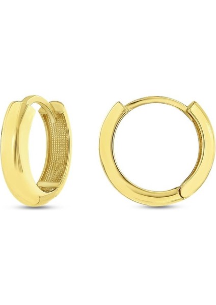 Altın Halka Küpe - 14K