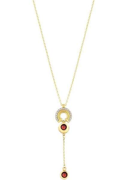 Altın Tasarım Kolye - 14K