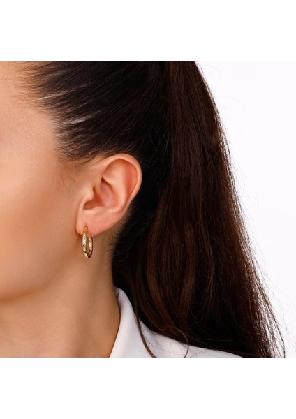 Altın Halka Küpe - 14K modelleri