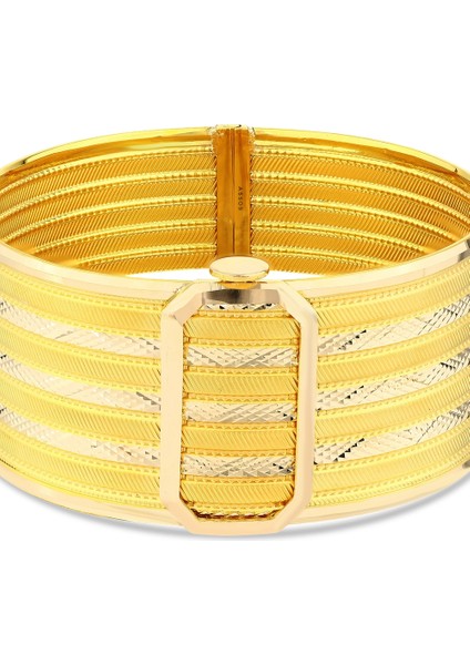 Altın Kelepçe Bilezik - 14K indirimleri