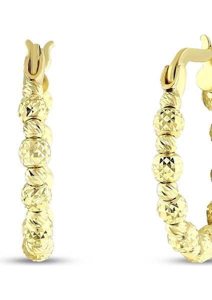 Dorika Toplu Altın Halka Küpe - 14K fiyatları