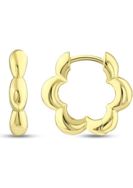 Tasarım Altın Küpe - 14K