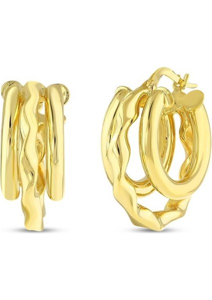 Tasarım Altın Küpe - 14K