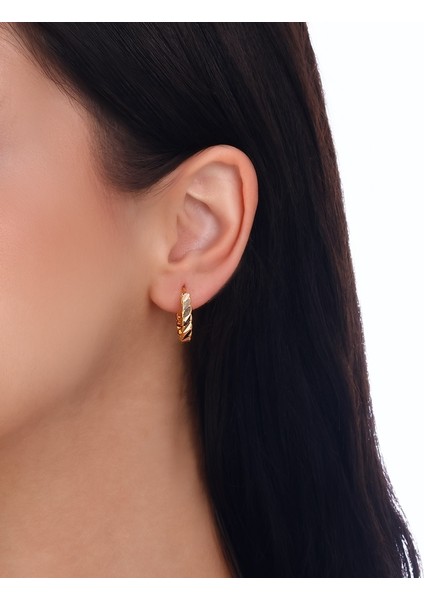 Altın Halka Küpe - 14K modelleri