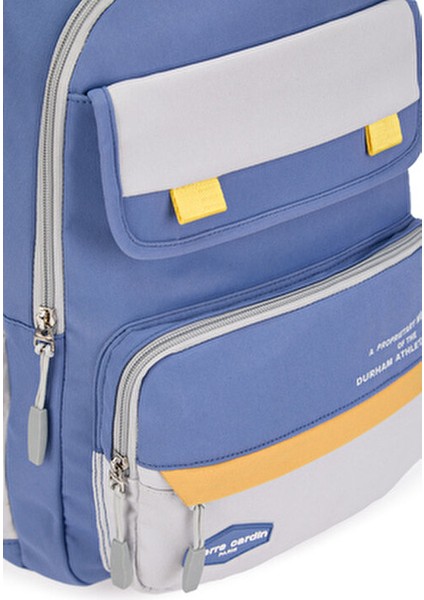 185- Okul Çantası Suya Dayanıklı Çok Bölmeli Mavi